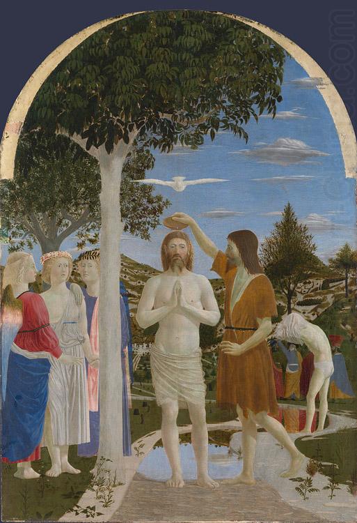 Piero della Francesca The Baptism of Christ (mk08) china oil painting image